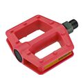 Педали пластиковые детские, 90x77мм, ось 1/2",красный, инд.уп. Vinca Sport