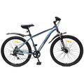 Велосипед AVENGER 27.5" C271D серый/серебристый (2025), Размер рамы (дюймы): 17