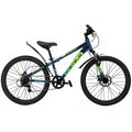 Велосипед STELS 24" Navigator 400 MD F010 синий/салатовый (2024), Размер рамы (дюймы): 12
