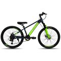 Велосипед REBEL RISE 24" Orion R11 MD черный/зеленый (2025), Размер рамы (дюймы): 13