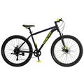 Велосипед TIMETRY 27.5" TT322 черный/желтый (2024), Размер рамы (дюймы): 18.5