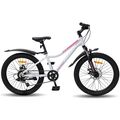 Велосипед AVENGER 22" C221DW белый/розовый (2024), Размер рамы (дюймы): 12