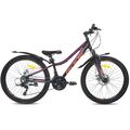 Велосипед ROOK 24" MA240DW черный/розовый (2022), Размер рамы (дюймы): 12