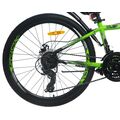 Велосипед STELS 24" Navigator 410 MD 21-sp V010 черный/зеленый (2020), Размер рамы (дюймы): 12, изображение 3