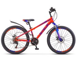 STELS 24" Navigator 400 MD V010 неоновый/красный (2018), Размер рамы (дюймы): 12