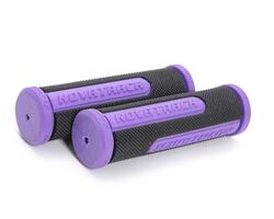 Грипсы Novatrack, 110мм, черно-фиолетовый (РТ266С)