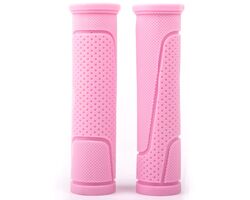 Грипсы резиновые розовые, длина 125 мм, инд. упаковка Vinca Sport