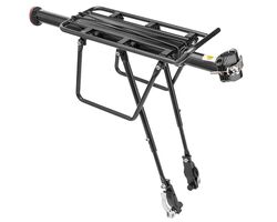 Багажник 20"-28" BLF-H27-3 универсальный быстросъёмный алюминиевый чёрный