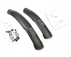 Крылья TRIX , комплект 20" , пластик, для детских велосипедов, черные (50)