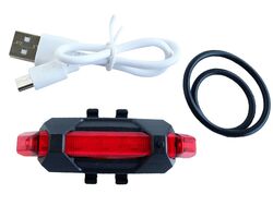 Фонарь задний 5237 с аккумулятором и зарядкой USB