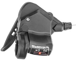 Шифтер Microshift TS38-3L левый 3 ск. с тросом 1800 мм