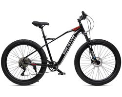 Велосипед SHUSTER 27.5" HF27+ MD черный/красный (2024), Размер рамы (дюймы): 19