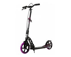 Самокат NOVATRACK 230/200 Deft PRO фиолетовый (2021)