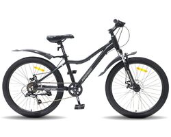 Велосипед AVENGER 24" A241D MD черный (2023), Размер рамы (дюймы): 13