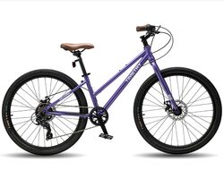 Велосипед TIMETRY 26" TT269 фиолетовый (2024), Размер рамы (дюймы): 13