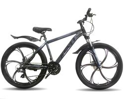 Велосипед KENLI 26" KL2601 серый (2023), Размер рамы (дюймы): 15