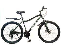 Велосипед KENLI 27.5" KL2701 зеленый (2024), Размер рамы (дюймы): 17