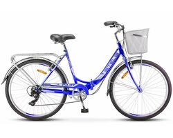Велосипед STELS 26" Pilot 850 Z010 синий (2021), Размер рамы (дюймы): 19