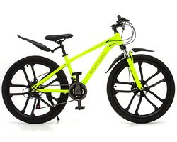 Велосипед EQUIVALENT 26" Cross PRO MD желтый (2025), Размер рамы (дюймы): 15