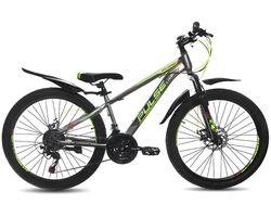 Велосипед PULSE 24" 2200 Lite MD серый (2024), Размер рамы (дюймы): 12