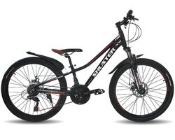 Велосипед SHUSTER 24" T88 черный (2023), Размер рамы (дюймы): 12